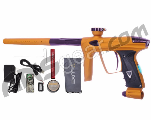 DLX Luxe 2.0 OLED Paintball Gun - Dust Gold/Eggplant