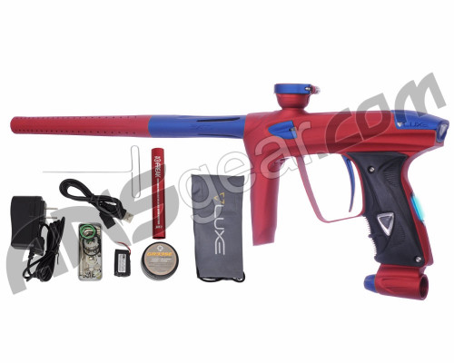 DLX Luxe 2.0 OLED Paintball Gun - Dust Red/Dust Blue