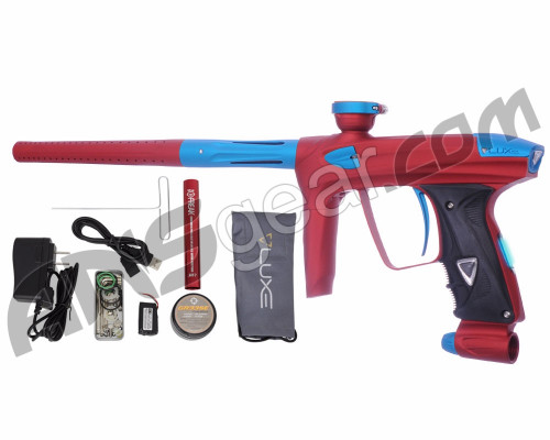 DLX Luxe 2.0 OLED Paintball Gun - Dust Red/Dust Teal