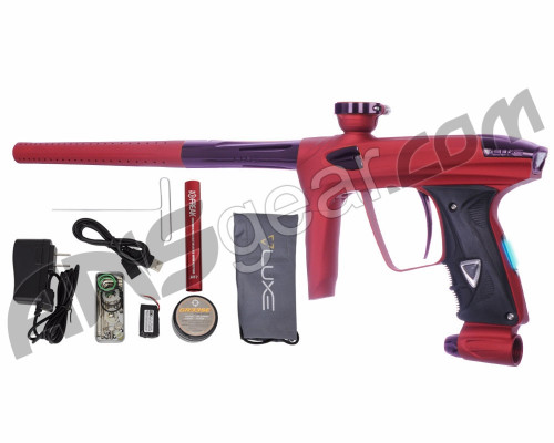 DLX Luxe 2.0 OLED Paintball Gun - Dust Red/Eggplant