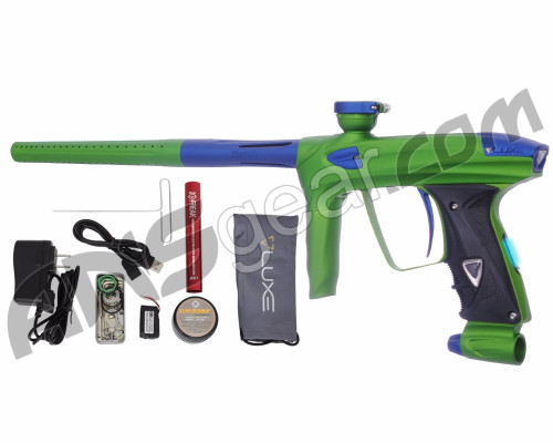 DLX Luxe 2.0 OLED Paintball Gun - Dust Slime Green/Dust Blue