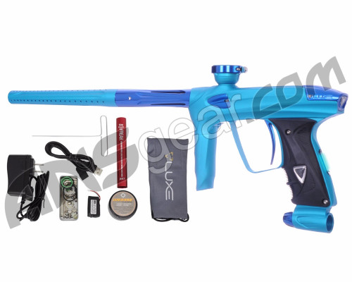 DLX Luxe 2.0 OLED Paintball Gun - Dust Teal/Blue