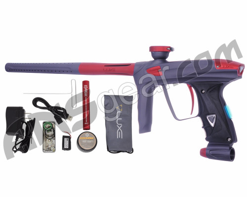 DLX Luxe 2.0 OLED Paintball Gun - Dust Titanium/Dust Red