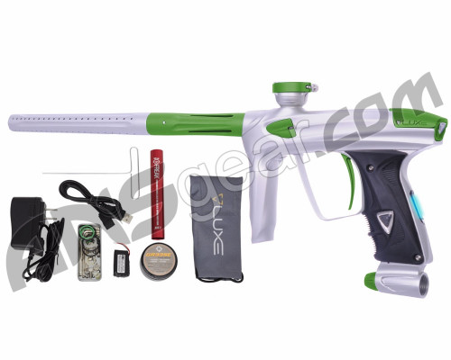 DLX Luxe 2.0 OLED Paintball Gun - Dust White/Dust Slime Green