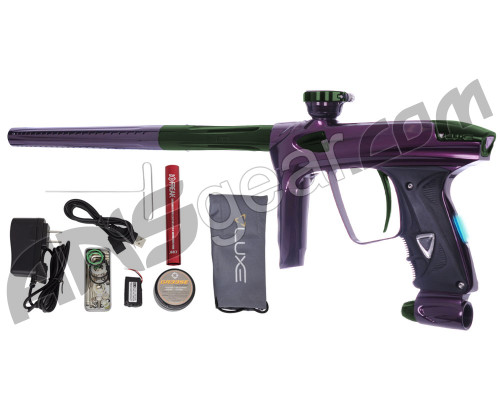 DLX Luxe 2.0 OLED Paintball Gun - Eggplant/British Racing Green