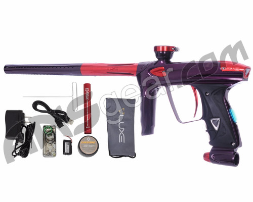 DLX Luxe 2.0 OLED Paintball Gun - Eggplant/Red