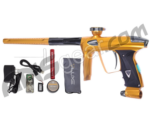 DLX Luxe 2.0 OLED Paintball Gun - Gold/Charcoal