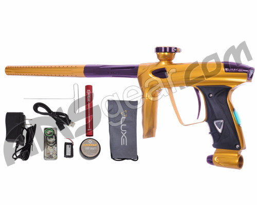 DLX Luxe 2.0 OLED Paintball Gun - Gold/Eggplant