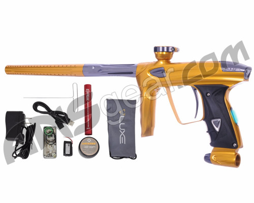 DLX Luxe 2.0 OLED Paintball Gun - Gold/Titanium