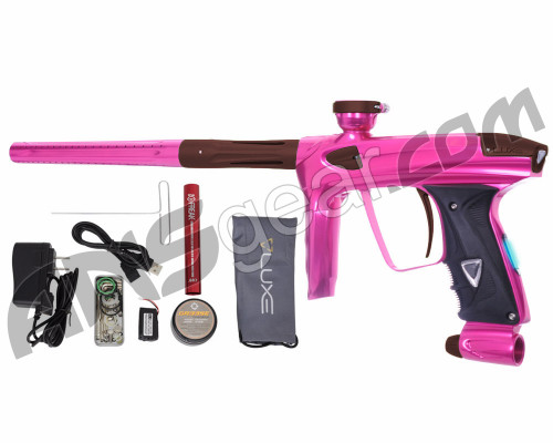 DLX Luxe 2.0 OLED Paintball Gun - Pink/Dust Brown