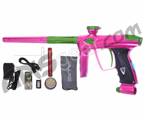 DLX Luxe 2.0 OLED Paintball Gun - Pink/Dust Slime Green