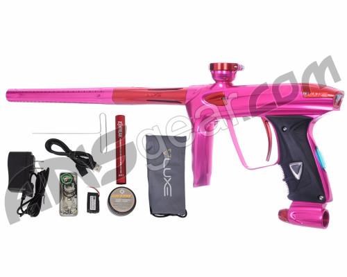 DLX Luxe 2.0 OLED Paintball Gun - Pink/Red