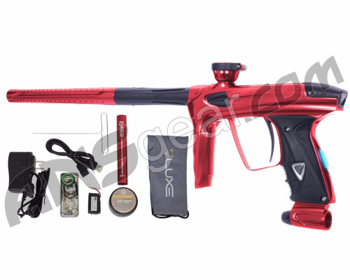 DLX Luxe 2.0 OLED Paintball Gun - Red/Dust Black