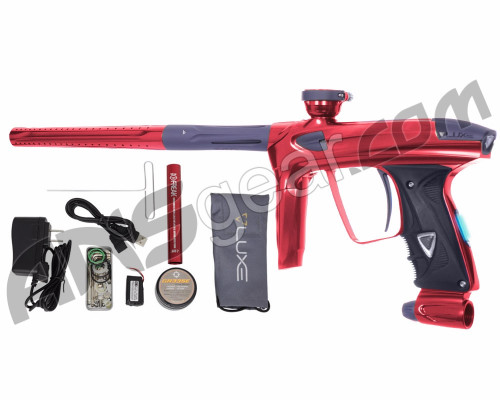 DLX Luxe 2.0 OLED Paintball Gun - Red/Dust Titanium