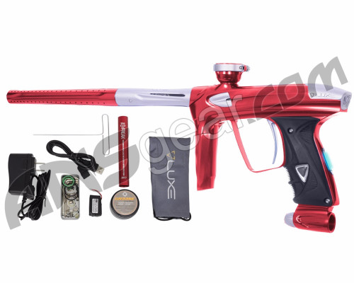 DLX Luxe 2.0 OLED Paintball Gun - Red/Dust White