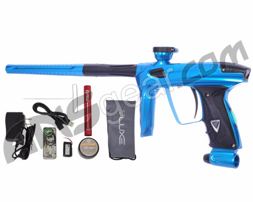 DLX Luxe 2.0 OLED Paintball Gun - Teal/Dust Black