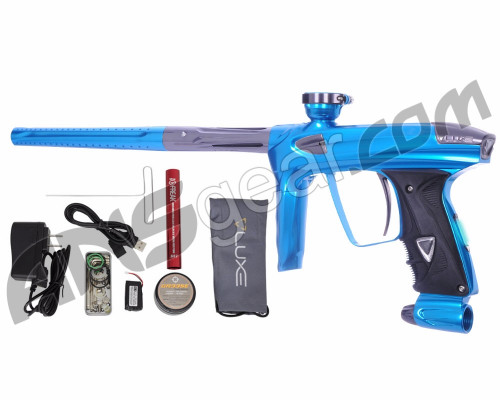 DLX Luxe 2.0 OLED Paintball Gun - Teal/Titanium