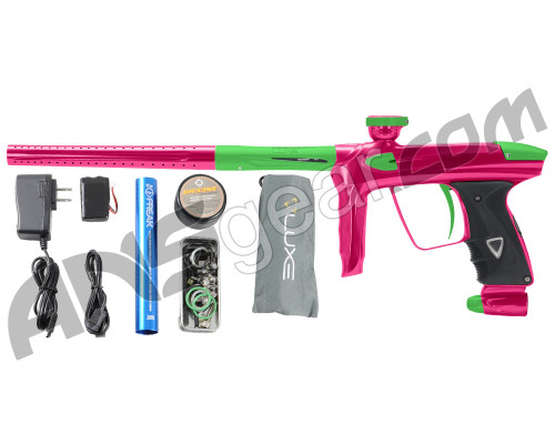 DLX Luxe 2.0 Paintball Gun - Pink/Dust Slime Green