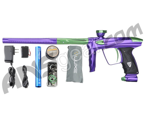 DLX Luxe 2.0 Paintball Gun - Purple/Slime Green