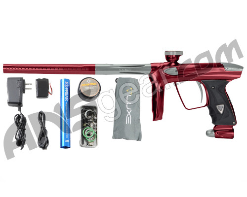 DLX Luxe 2.0 Paintball Gun - Red/Dust Titanium