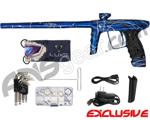 DLX Luxe Ice Paintball Gun - Splash Blue w/ Silver/Black