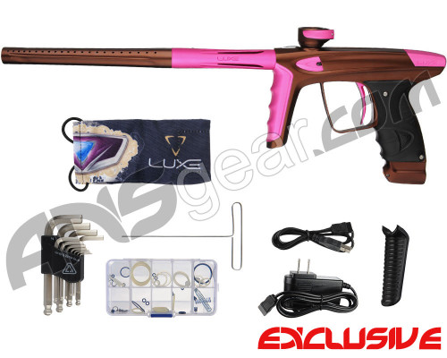 DLX Luxe Ice Paintball Gun - Dust Brown/Dust Pink