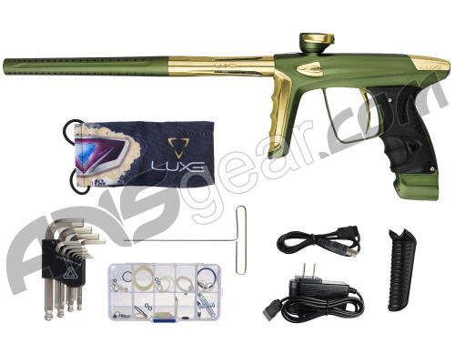 DLX Luxe Ice Paintball Gun - Dust Olive/Gold