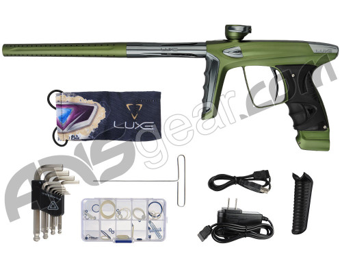 DLX Luxe Ice Paintball Gun - Dust Olive/Pewter