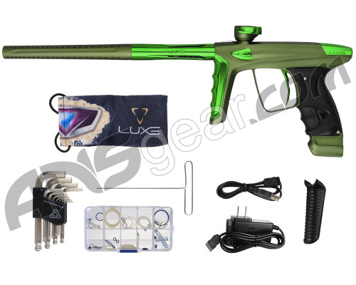 DLX Luxe Ice Paintball Gun - Dust Olive/Slime