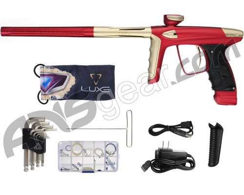 DLX Luxe Ice Paintball Gun - Dust Red/Dust Gold