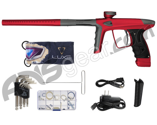 DLX Luxe Ice Paintball Gun - Dust Red/Dust Pewter