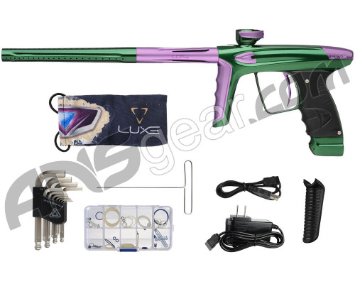 DLX Luxe Ice Paintball Gun - Forest Green/Dust Light Purple