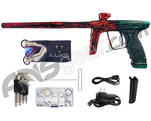 DLX Luxe Ice Paintball Gun - Galaxy Red/Green