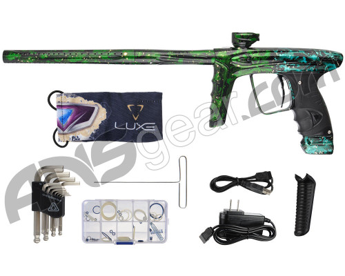 DLX Luxe Ice Paintball Gun - Green Galaxy