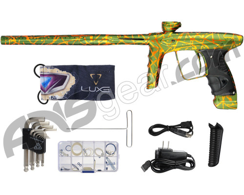DLX Luxe Ice Paintball Gun - LE 3D Splash Olive/Orange
