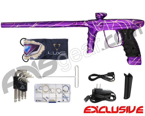 DLX Luxe Ice Paintball Gun - Splash Purple w/ Silver/Pink