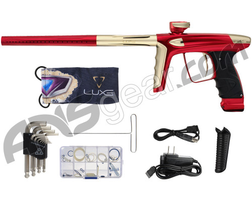 DLX Luxe Ice Paintball Gun - Red/Dust Gold