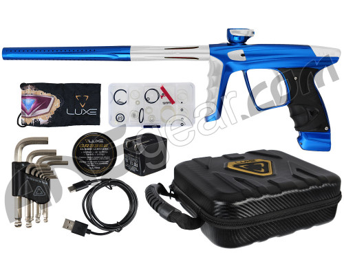 DLX Luxe X Paintball Gun - Blue/Dust White