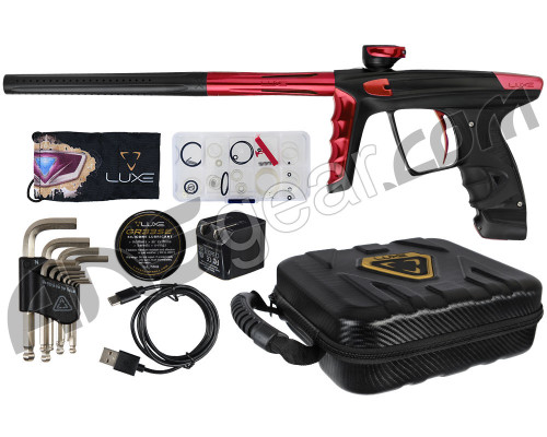 DLX Luxe X Paintball Gun - Dust Black/Red