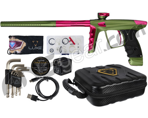 DLX Luxe X Paintball Gun - Dust Olive/Pink
