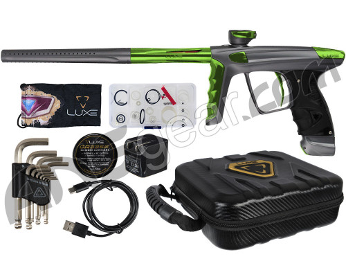 DLX Luxe X Paintball Gun - Dust Pewter/Green