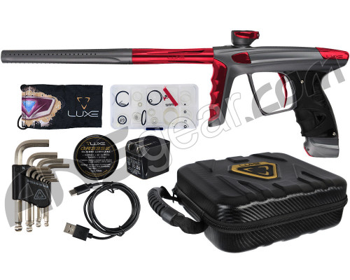 DLX Luxe X Paintball Gun - Dust Pewter/Red