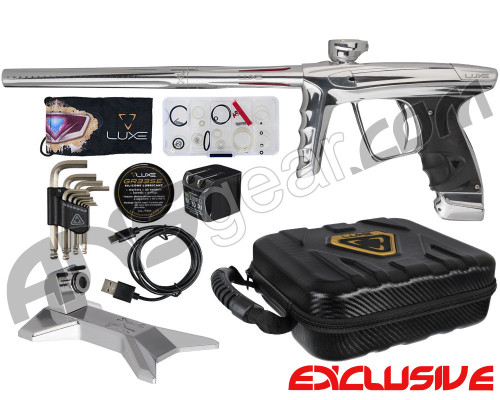 DLX Luxe X Paintball Gun w/ FREE Matching Gun Stand - Mirror
