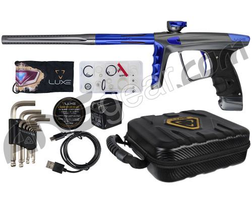 DLX Luxe X Paintball Gun - Pewter/Blue