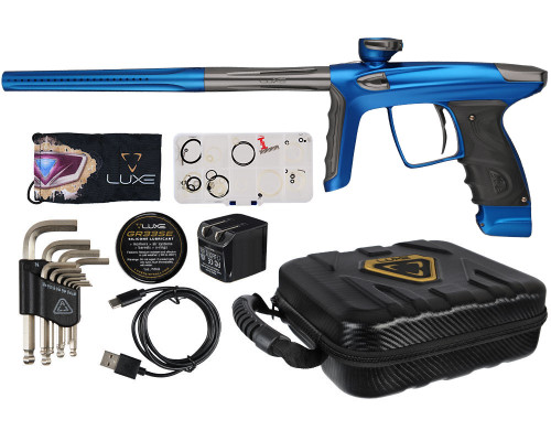 DLX Luxe TM40 Paintball Gun - Dust Blue/Polished Pewter