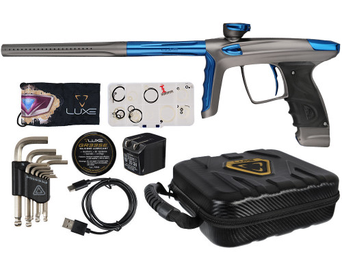 DLX Luxe TM40 Paintball Gun - Dust Pewter/Polished Blue
