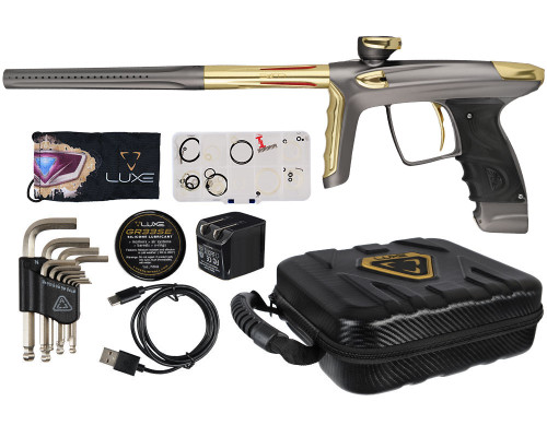 DLX Luxe TM40 Paintball Gun - Dust Pewter/Polished Gold