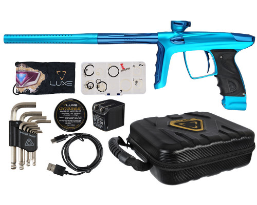 DLX Luxe TM40 Paintball Gun - Dust Teal/Polished Blue