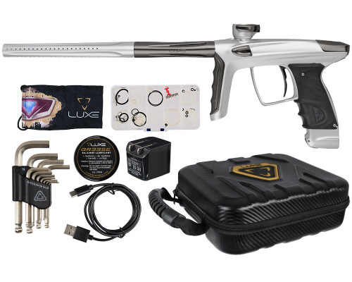 DLX Luxe TM40 Paintball Gun - Dust White/Polished Pewter