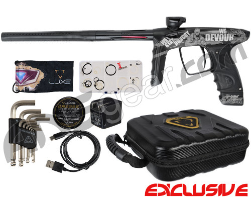 DLX Luxe TM40 Paintball Gun w/ FREE The Rock Laser Engraving - Dust Black/Polished Black